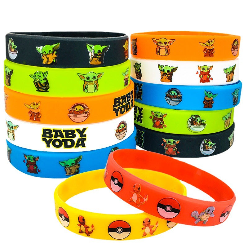 Wholesale 300PCS Cute Funny Rubber Silicone Bracelet